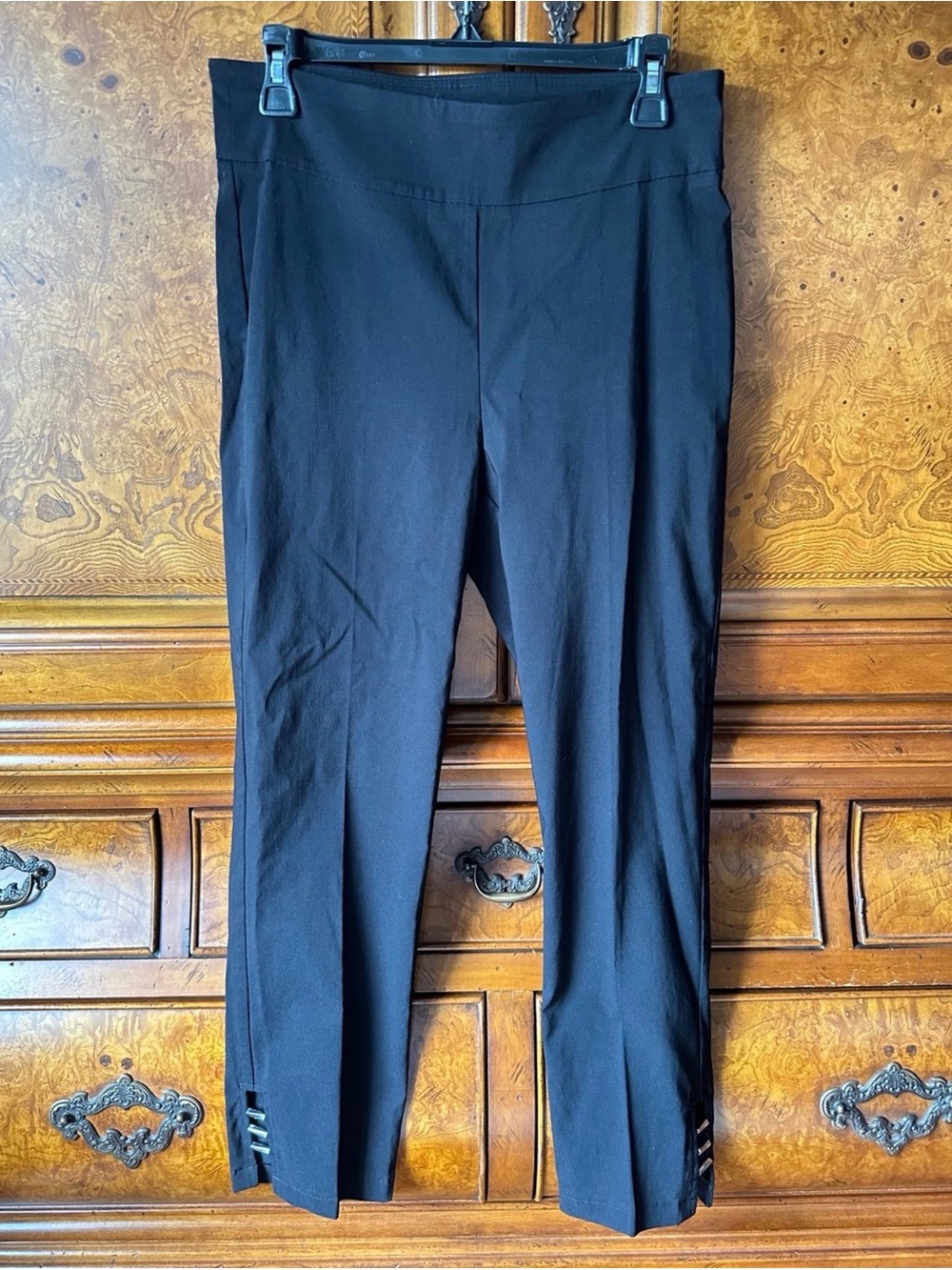 Zac & Rachel Black Slim Dress Pants Size 8 Stretch Work Pants NWT
